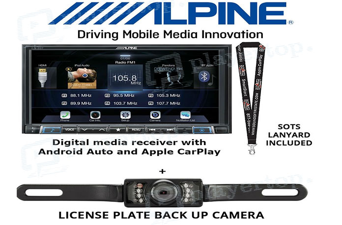 Autoradio GPS caméra de recul Alpine